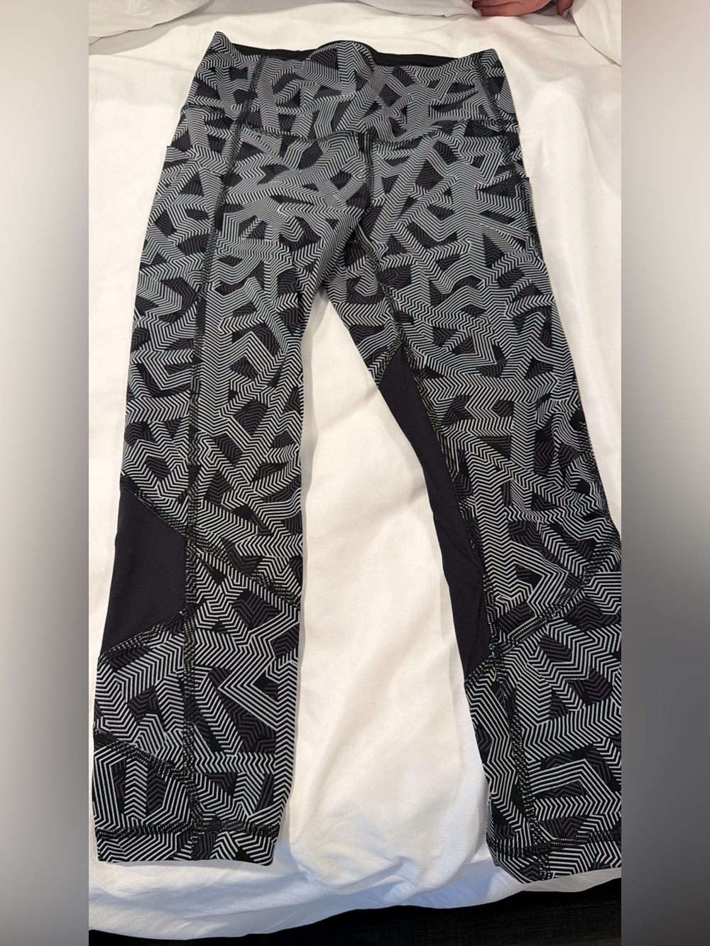 lululemon athletica Black & White Patterned Leggings